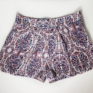 Rebecca Taylor Relaxed Paisley Print Silk Shorts